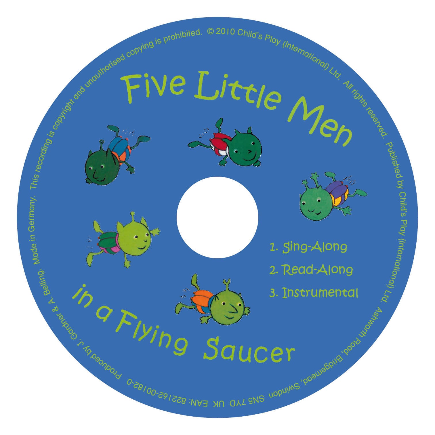 Five Little Men in a Flying Saucer CD – Child's Play